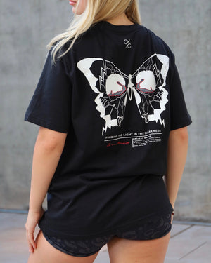 "The Mission" Oversized Butterfly Tee