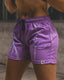 Lightning 'MF MNDST' 5-Inch Mesh Shorts (Purple)